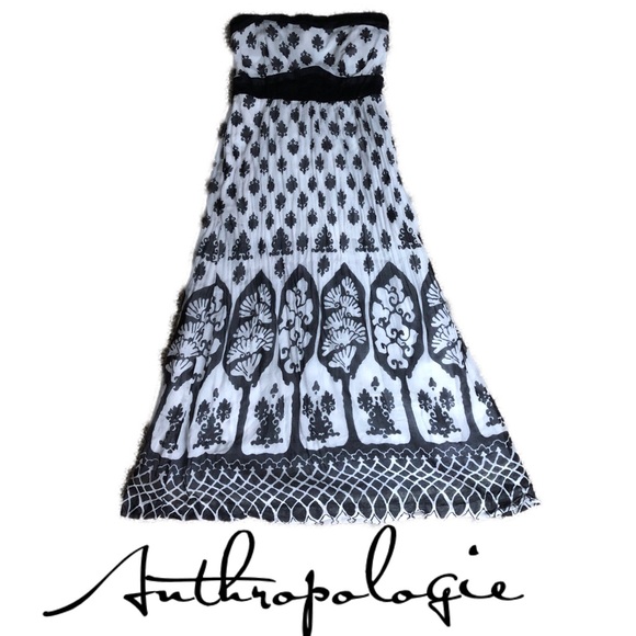 Anthropologie Dresses & Skirts - Anthropologie Maeve Tree Block print dress 0 Anthropologie Dresses & Skirts - Anthropologie Maeve Tree Block print dress 0